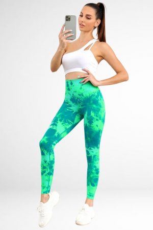 Colanti sport push up FITINT Mabel cu talie in V Verde 2025 25