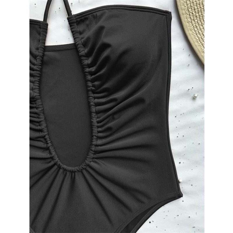 Costum de baie intreg push up FITINT Zephyr incretit Negru 2024 5