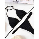 Costum de baie brazilian 2 piese Negru FITINT 112 2024 9