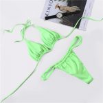 Costum de baie brazilian 2 piese Verde FITINT 322 2024 10