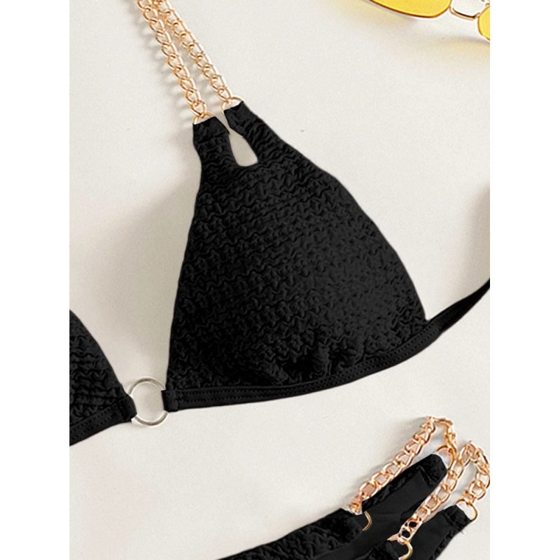 Costum de baie dama 2 piese Negru FITINT 493 2024 2