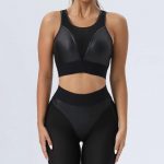 Bustiera fitness dama Neagra FITINT 476 2024 7