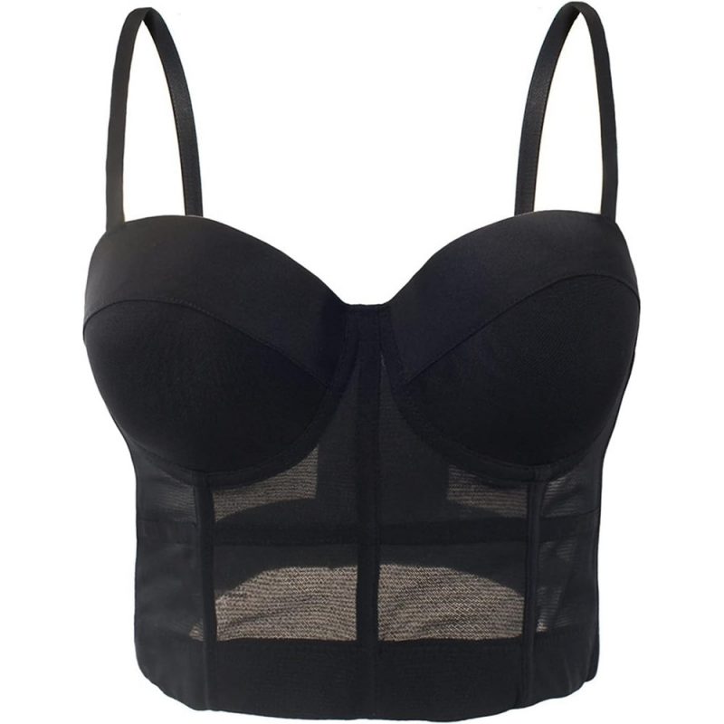 Corset cu push up Sutien Negru FITINT 475 2024 9