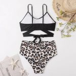 Costum de baie 2 piese Animal Print cu talie inalta FITINT 181 2024 30