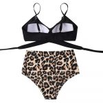 Costum de baie 2 piese Animal Print cu talie inalta FITINT 181 2024 26