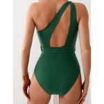 Costum de baie intreg asimetric Verde FITINT 194 2024 34