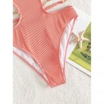 Costum de baie intreg cu cupe push-up Portocaliu FITINT 503 2024 16