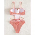 Costum de baie intreg cu cupe push-up Portocaliu FITINT 503 2024 18