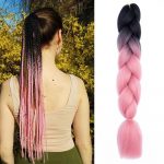 Extensii colorate de par 2 culori pentru impletituri coada 487 2024 17